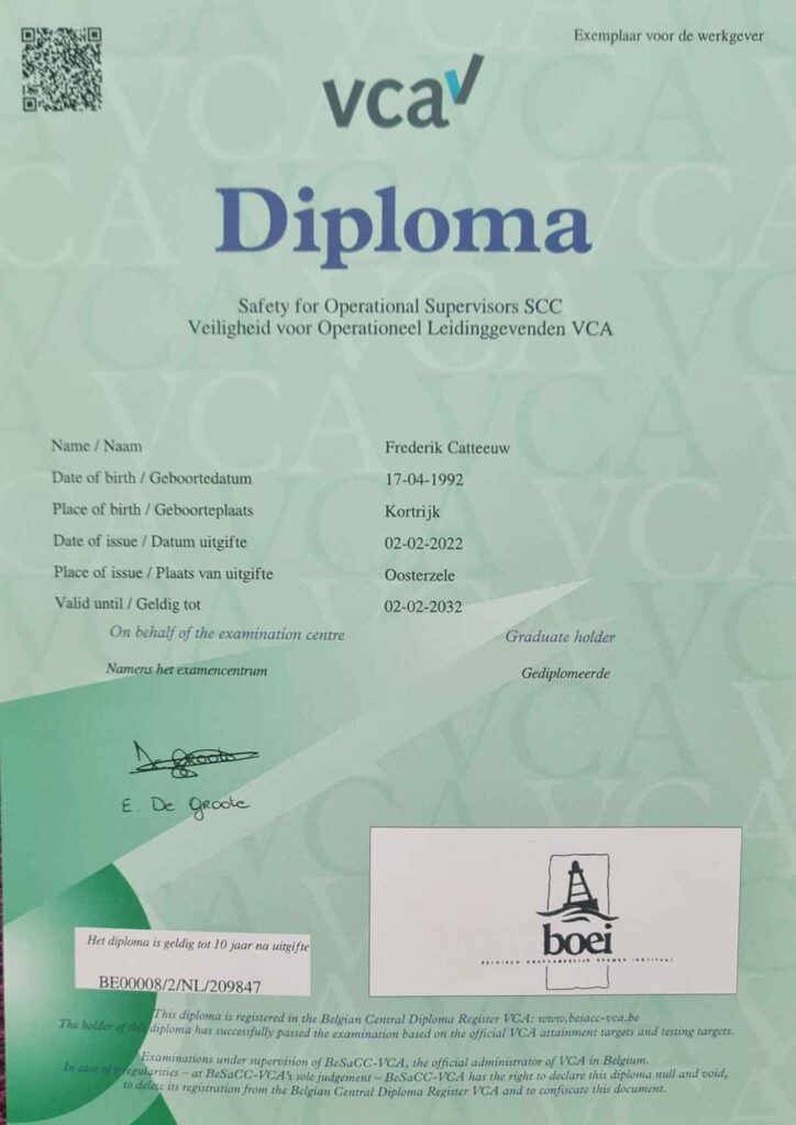 Over Wattly 3 VCA-certificaat electricien Wattly